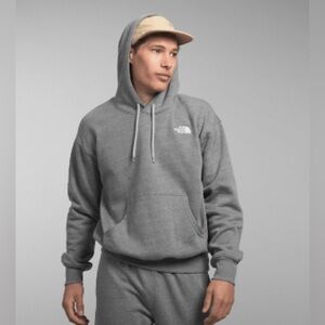 The North Face Men's Evolution Vintage Hoodie Grey Heather Oversized Large L